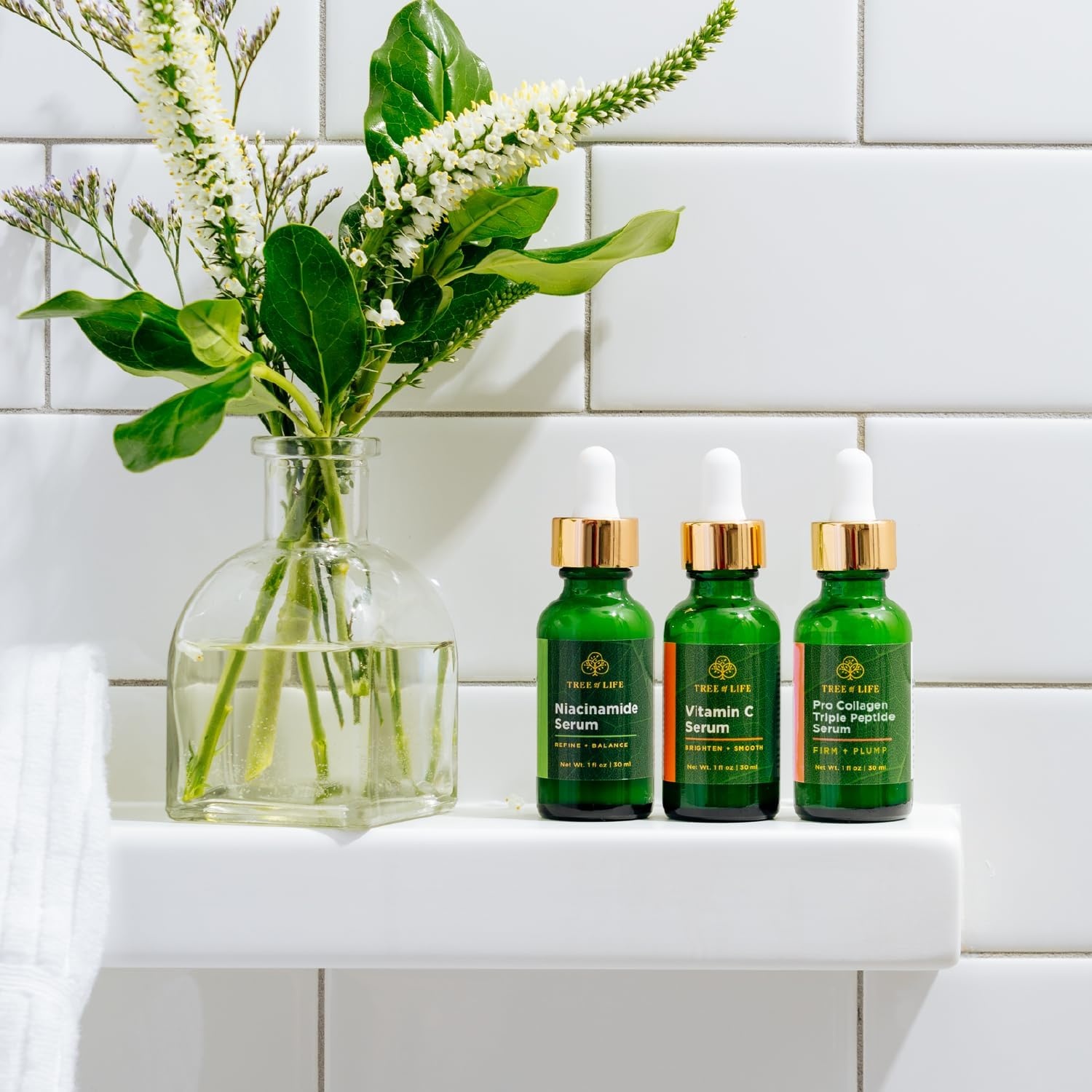 image:imageFacial Skin Care Set Brightening Firming Hydrating Dry Face Dermatologist Tested Retinol Serum and Hydrating Hyaluronic Acid Skin Care Kit 2 count of 1 Fl OzComplete Hydration Trio