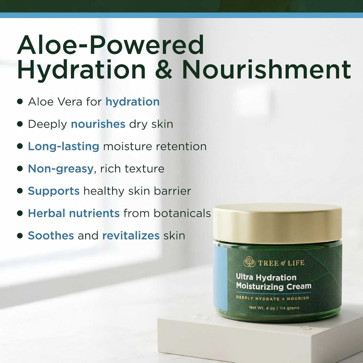 image:imageMoisturizer Face Cream DermatologistTested Ultra Hydrating AntiAging Cream Reduces Dark Spots amp Fine Lines Brightens for Firmer Smoother Skin NonGreasy 4 Fl OzUltra Hydration
