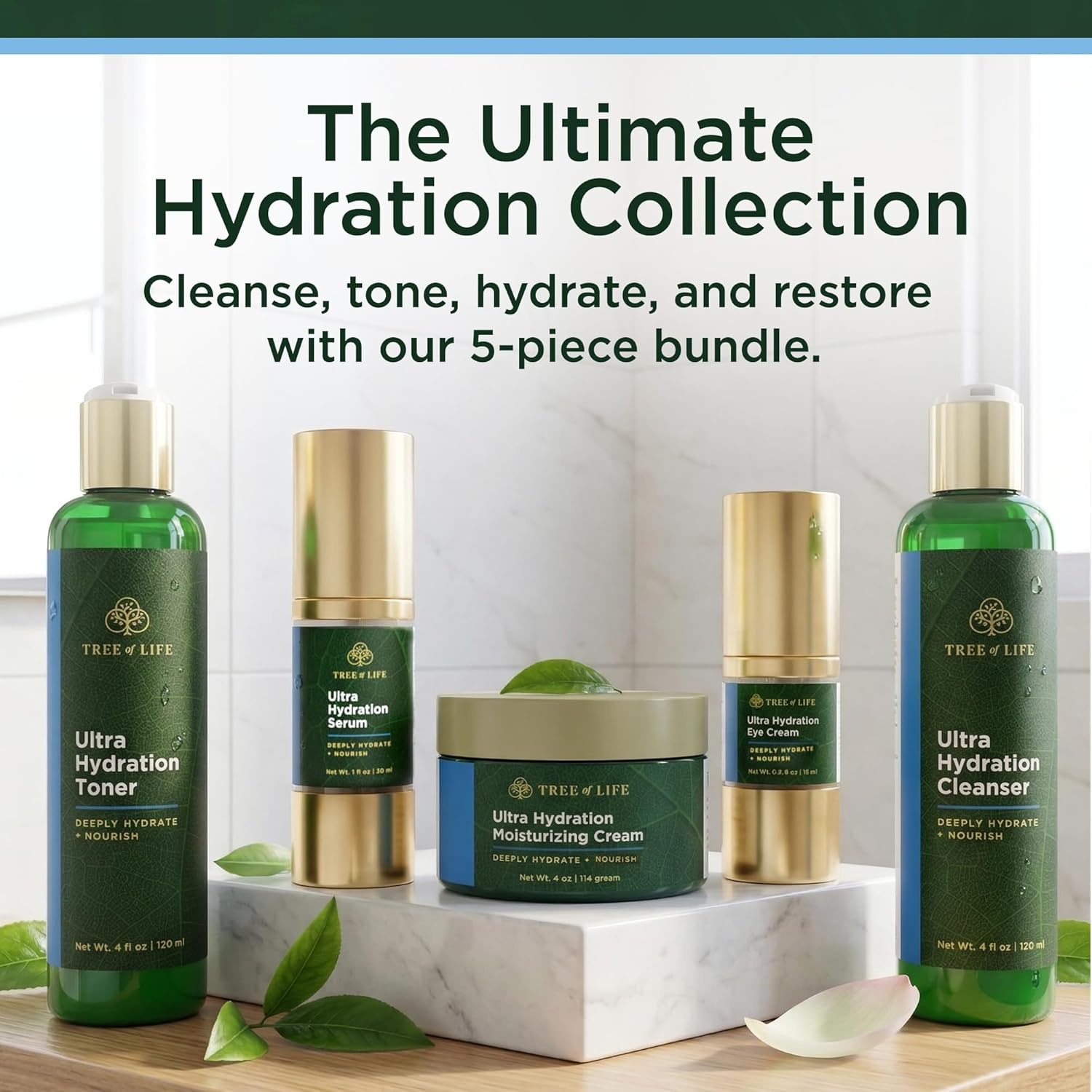 image:imageTree of Life Beauty Ultimate Skin Care Set Brightening Firming Hydrating Moisturizing Brightening Complete Face Care Regimen AntiAging Vitamin C Trio Pro PackUltimate Skin Care Set