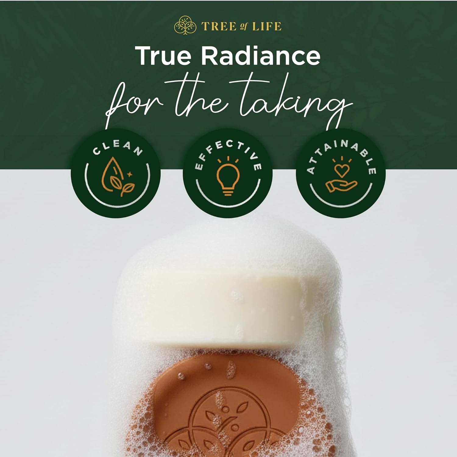 image:imageTree of Life Rice Water Shampoo Bar Sulfate Free Rice Protein Hair Care That Strengthens Repairs and Delivers Frizz Control with Silky Shine55 Ounce