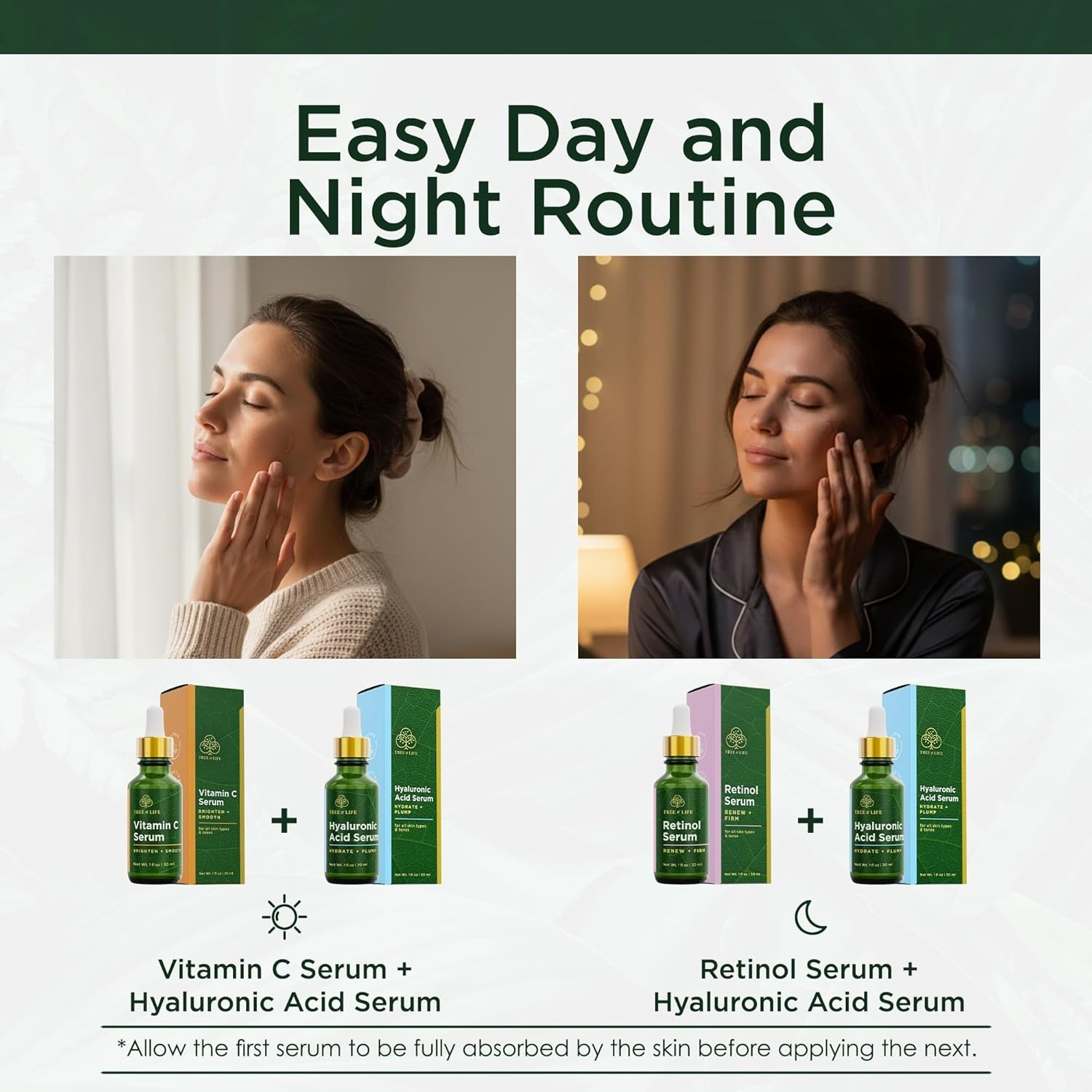 image:imageTree of Life Vitamin C Serum For Face Brightening Face Oil for Dark amp Age Spots For Dry amp Sensitive Skin with Vitamin E for Soft Smooth Glow Dermatologist Tested 1 Fl Oz07 Serum Set