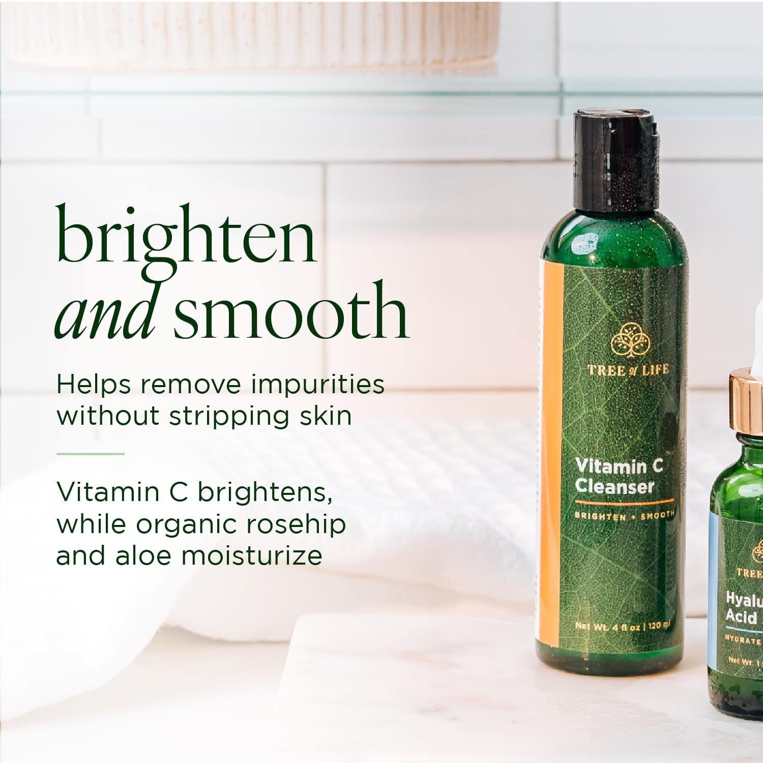 image:imageVitamin C Brightening Face Care Minimizing Pores amp Facial Cleanser for Gentle Deep Cleaning with Organic Aloe Clean DermatologistTested Skin Care Cleanser 4 Fl OzCleanser 4 Fl Oz