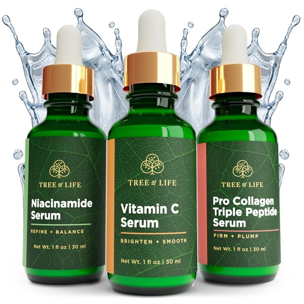 image:imageFacial Skin Care Set Brightening Firming Hydrating Dry Face Dermatologist Tested Retinol Serum and Hydrating Hyaluronic Acid Skin Care Kit 2 count of 1 Fl OzComplete Hydration Trio