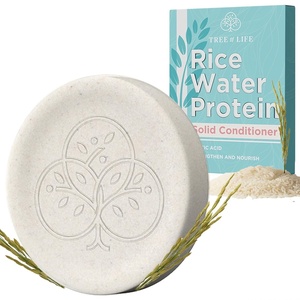 image:imageTree of Life Rice Water Shampoo Bar  Sulfate Free Rice Protein Hair Care That Strengthens Repairs and Delivers Frizz Control with Silky Shine24 Ounce