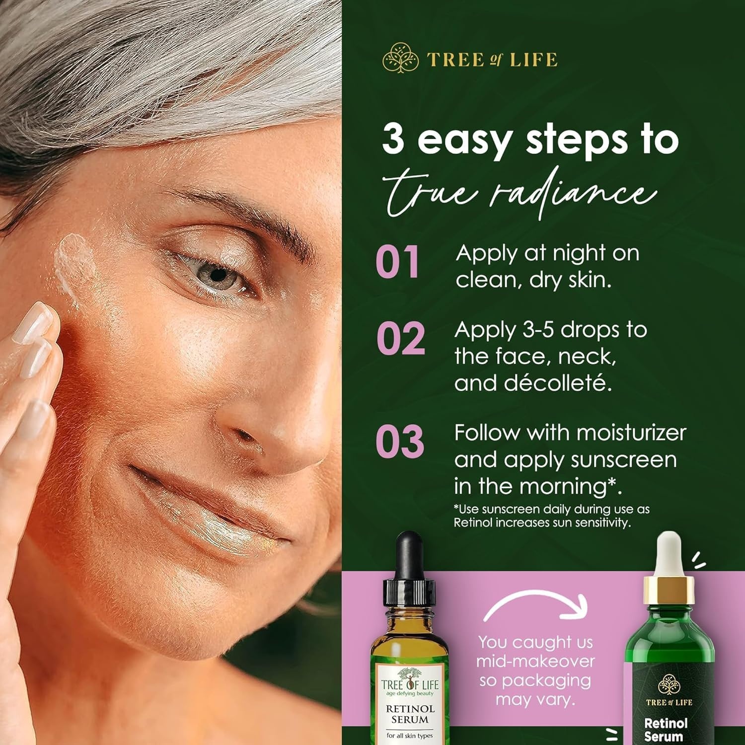 image:imageTree of Life Retinol Serum 2 Fl Oz Pack of 4